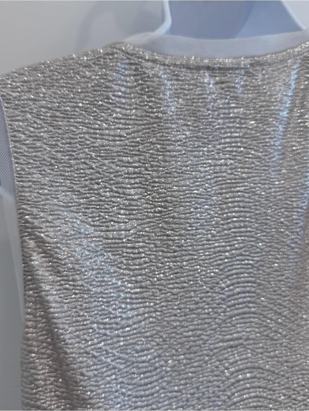 Reiss Silver Metallic V-Neck Camisole - Picture 4 of 7